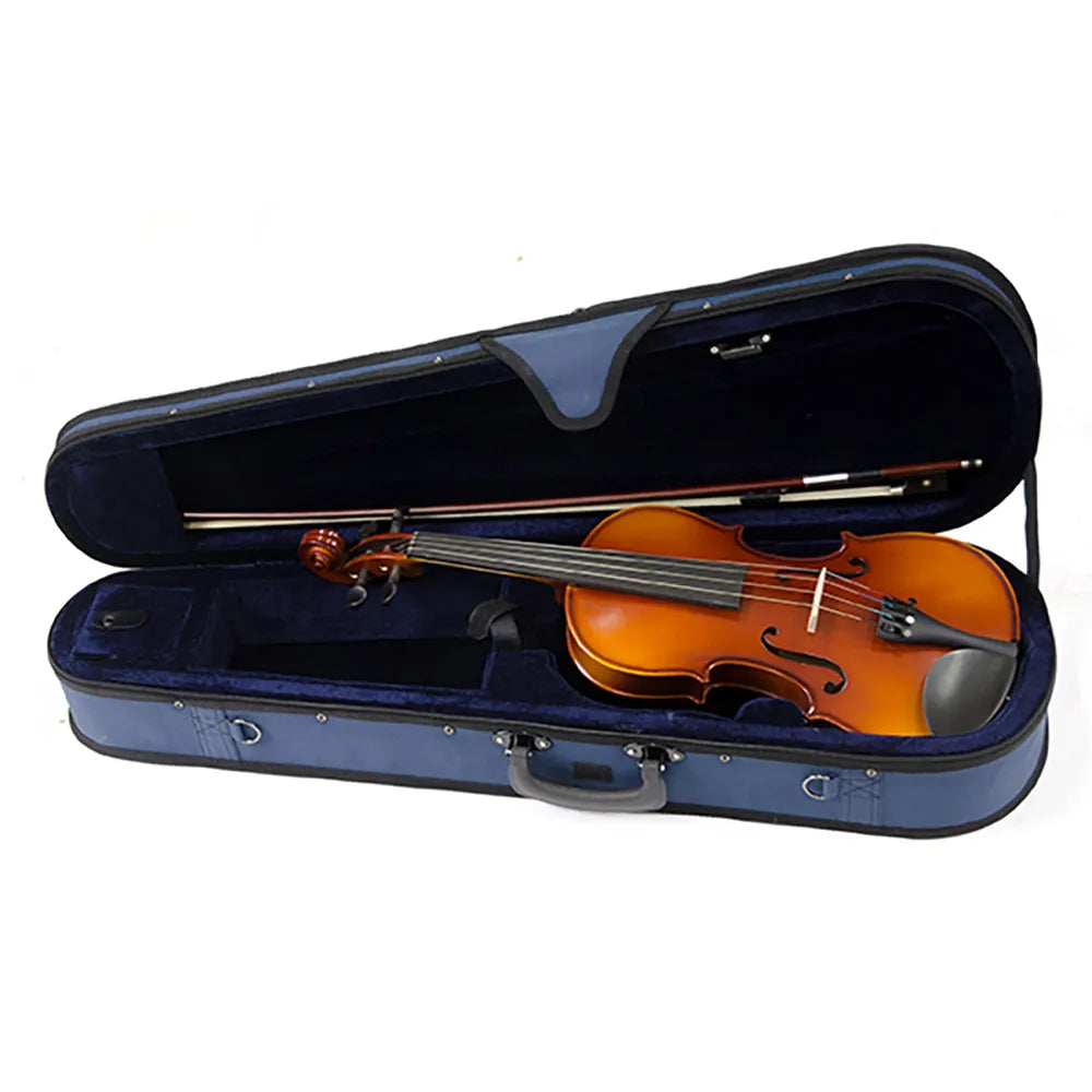 Raggetti RV2 Violin Outfit with Dart Case - 4/4, Solid European Spruce Top, Maple Back, African Ebony Fingerboard, FPS Brazilwood Bow