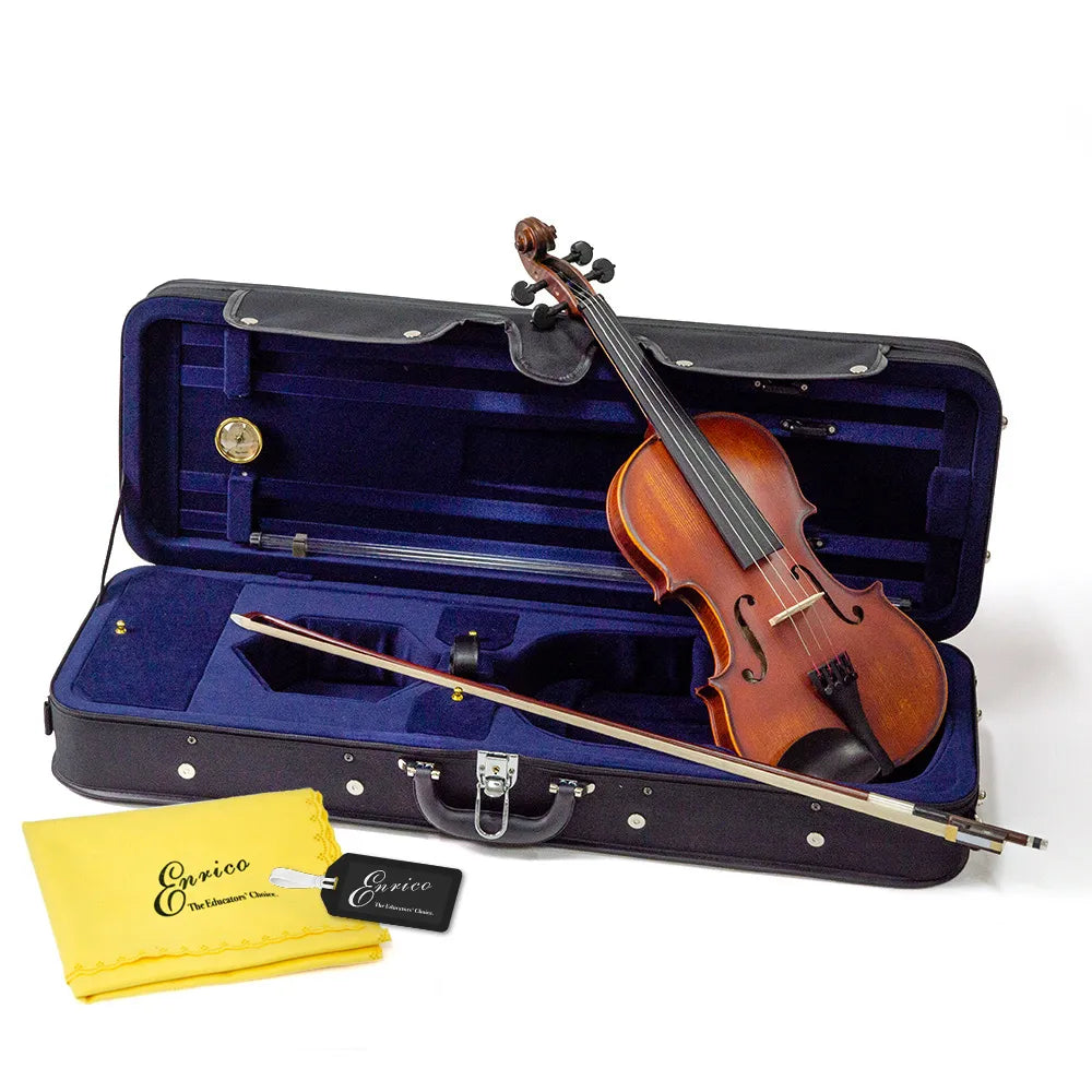 Enrico Student Advanced Violin Outfit 4/4 with Flamed Maple and Spruce
