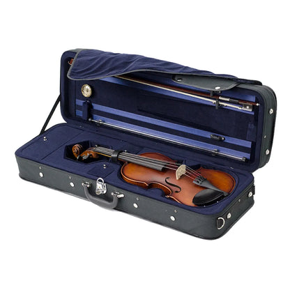 Enrico Custom Violin Outfit 4/4 with TG Lightweight Case, Brazilwood Bow, and Accessories