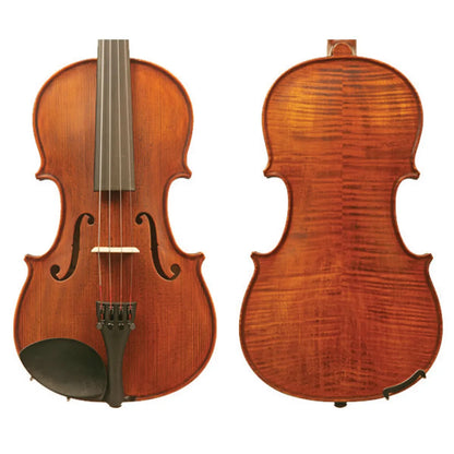 Enrico Custom Violin Outfit 4/4 with TG Lightweight Case, Brazilwood Bow, and Accessories — view 2