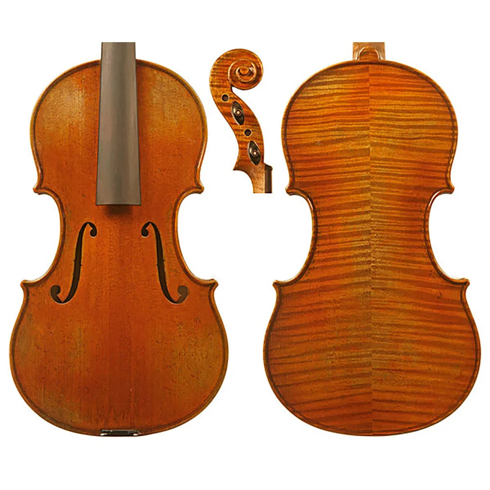 Makers II Violin - A-Style Guarneri 4/4 Hand-Crafted Instrument with Maple Back and Spruce Top