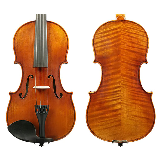 Raggetti Master Violin 1740 Heifetz/David 6.0, Solid Spruce & Maple, Ebony Fittings, Highly Flamed, Oil Varnish, Professional Instrument