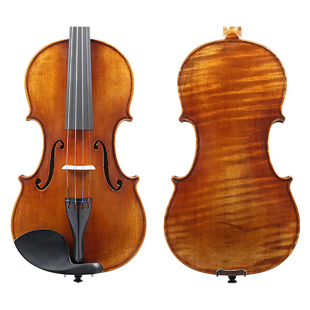 Raggetti Master Violin Lord Wilton 6.0, Solid Spruce Top, Solid Maple Back, Ebony Fittings, Highly Flamed, Oil Varnish, No Outfit