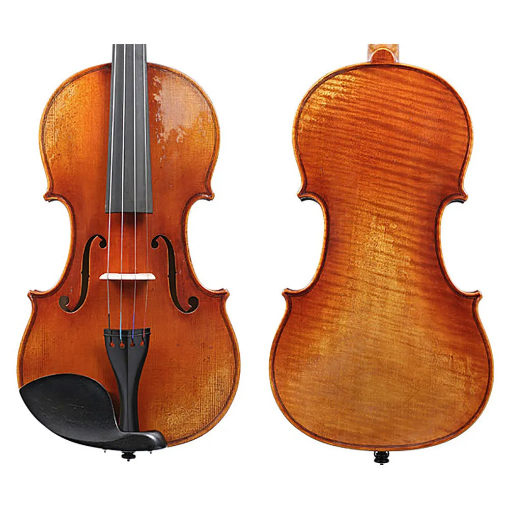 Raggetti Master Violin Fontana Italian Spruce 6.3, Solid Spruce Top, Solid Maple Back, Neck & Sides, Ebony Fittings, Highly Flamed Grade