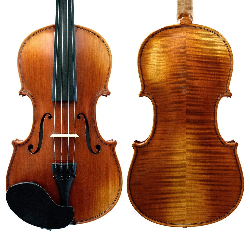 Andreas STORZ S101 Strad Special Finish Violin with Aubert Bridge, Wittner Tailpiece, Pirastro Strings, and Wolf Chinrest