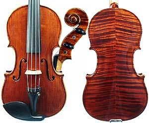 Piotr Zyla European Violin 200R Dark Brown German Varnish Round Edge