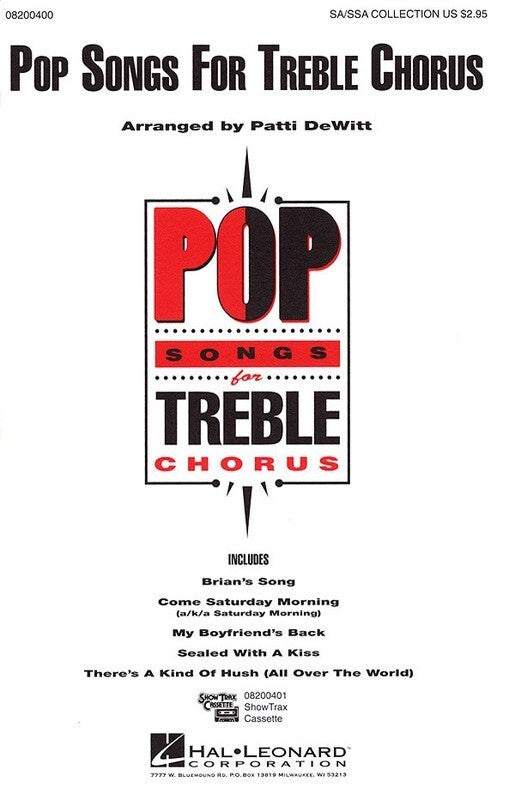 Pop Songs Treble Chorus SA/ssA
