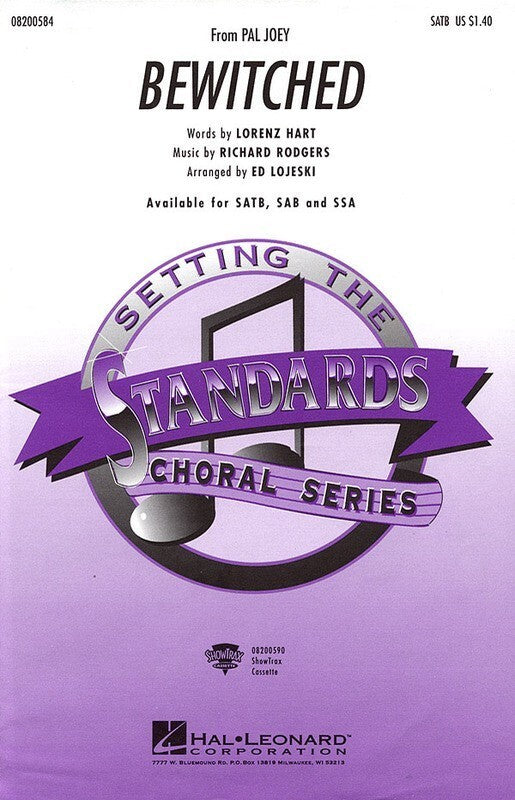 Bewitched (Rodgers/Hart) SATB (C/R)