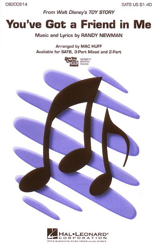 You've Got a Friend in Me — 3-Part Choral Score (Hal Leonard, Pop Choral Series)
