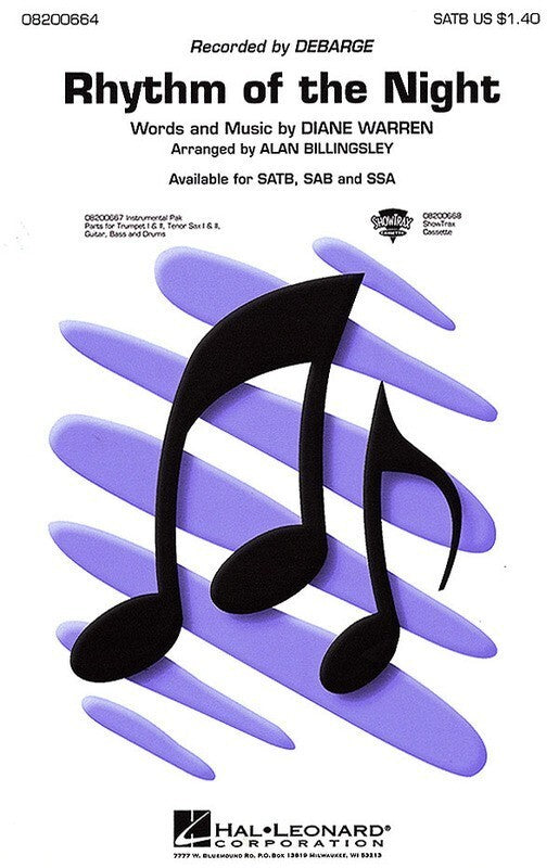 Rhythm Of The Night SATB