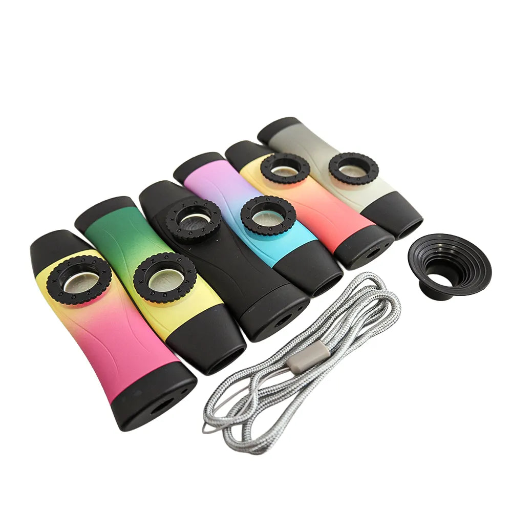 Kazoo Ripple PhonoKazoo ABS - Grey with Lanyard, Amplifier Bell, 5 Replacement Membranes — view 6