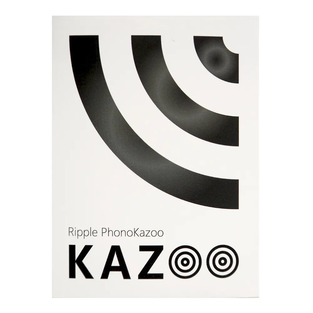Kazoo Ripple PhonoKazoo ABS - Black with Lanyard, Amplifier Bell, 5 Replacement Membranes — view 3