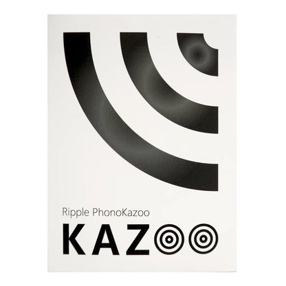 Kazoo Ripple PhonoKazoo ABS - Black with Lanyard, Amplifier Bell, 5 Replacement Membranes — view 3