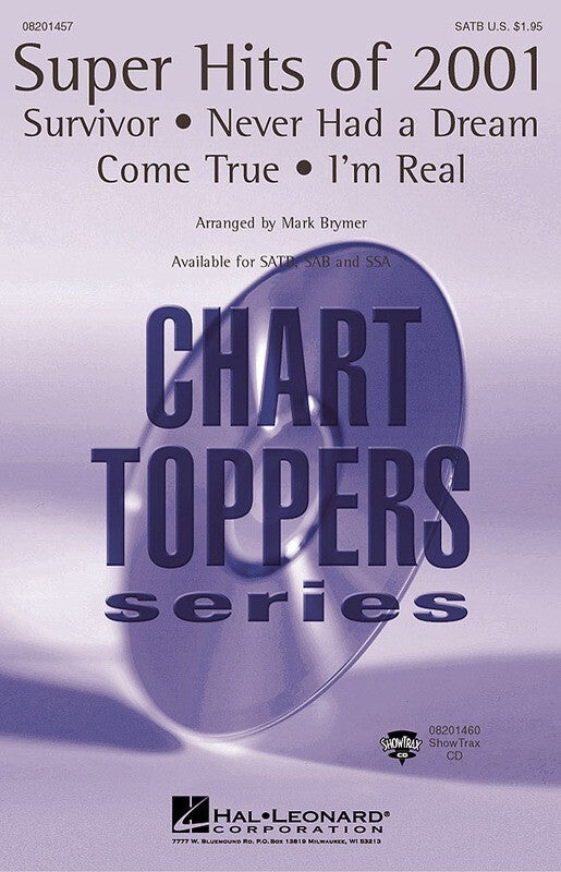 Super Hits Of 2001 (Medley) SATB