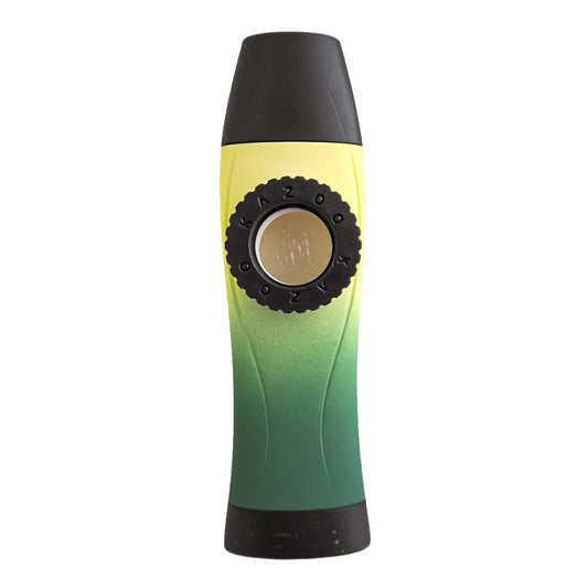Kazoo Ripple PhonoKazoo ABS - Yellow/Green with Lanyard, Amplifier Bell, 5 Replacement Membranes