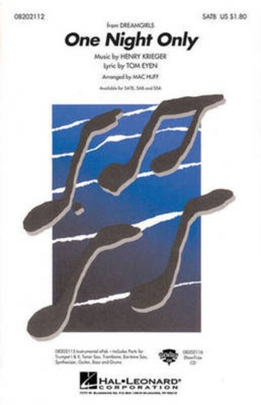 One Night Only (from Dreamgirls) — SAB Choral Score, arr. Huff (Hal Leonard)