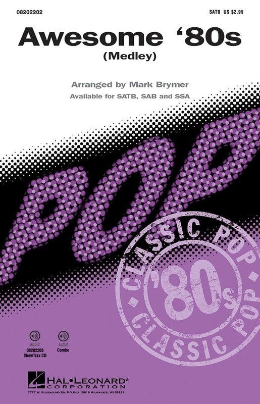 Awesome 80s Medley — SAB, arr. Brymer (Hal Leonard)