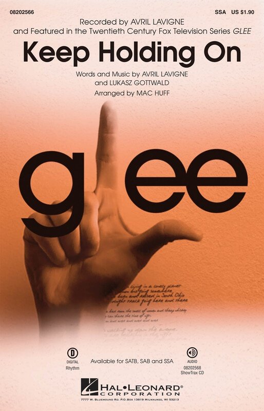 Keep Holding On (from Glee) — SSA Choral Score, arr. Adam Anders (Hal Leonard)
