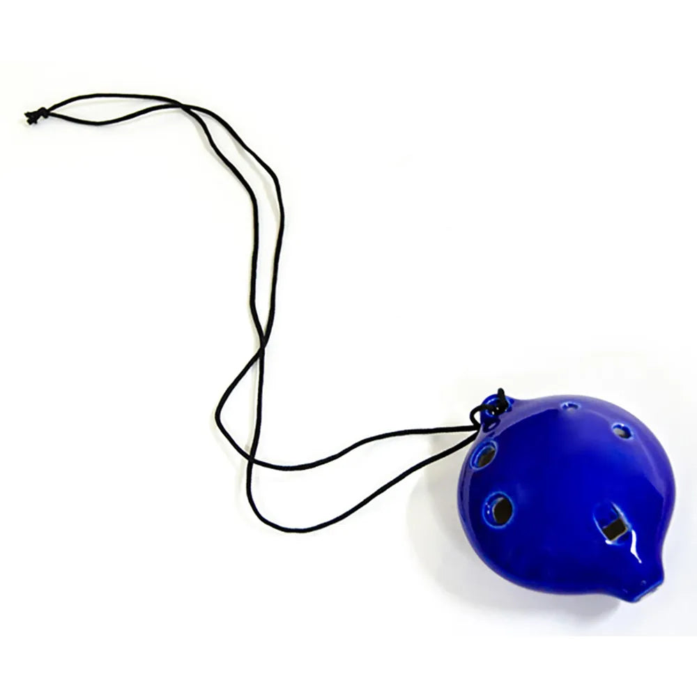 Ceramic Ocarina with Sling - Medium