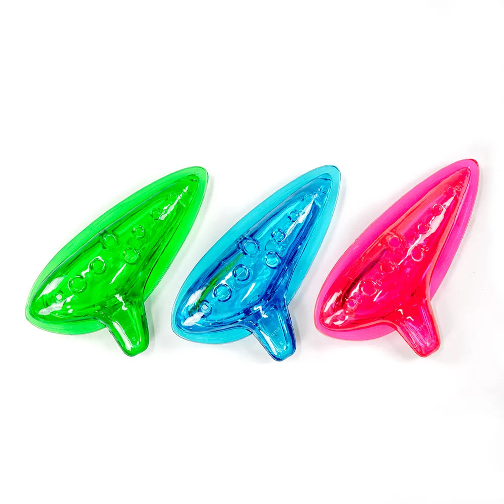Transparent Plastic Ocarina - Assorted Sizes