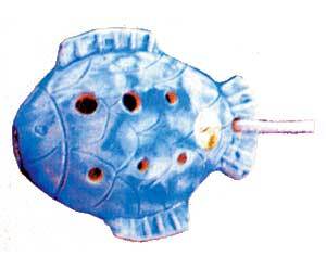 Ocarina By Schwarz-Glazed Fish F