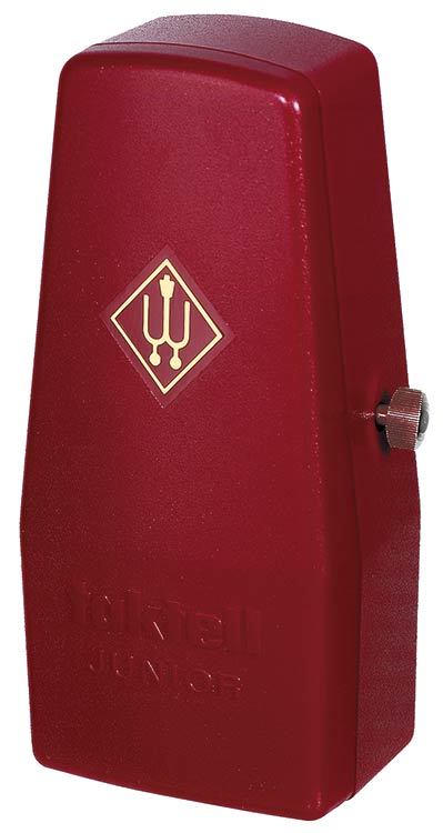 Wittner Taktell Junior Metronome Ruby Color Mechanical Clockwork Made in Germany — view 2