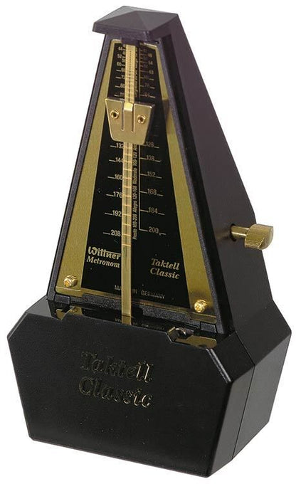 Wittner Taktell Classic Series Black/Gilded Metronome - Mechanical, No Batteries, Made in Germany — view 2