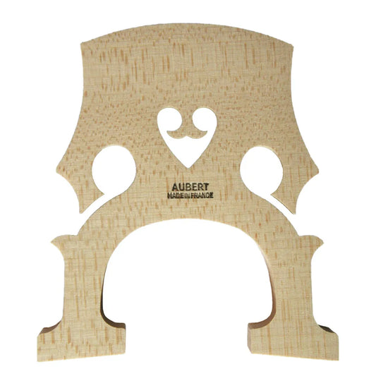Aubert France 14NT Cello Bridge 1/2 - Untreated French Model 90mm Leg Width