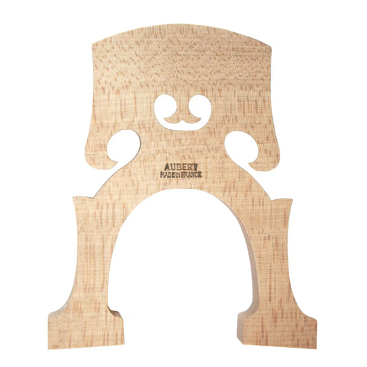 Aubert France Cello Bridge #14 Belgian Model 4/4 - 90mm Leg Width, Treated