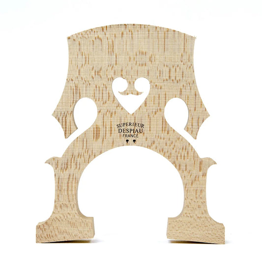 Despiau French Low Cello Bridge B90NT, 90mm Width, Low Fingerboard Angle, Medium Wood Above Heart