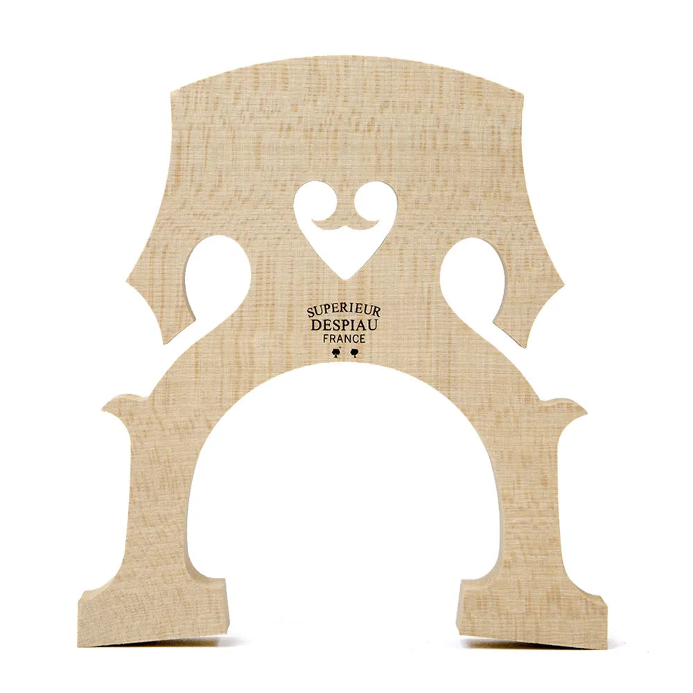 Despiau French Cello Bridge Med - B94T, 94mm Leg Width, High Fingerboard Angle, High Arch Height, Limited Wood Above Heart