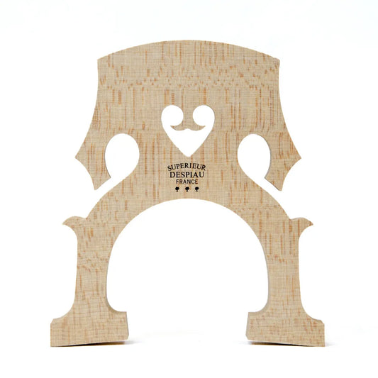 Despiau French Cello Bridge Med - A90NT, 90mm Width, High Fingerboard Angle, High Arch Height, Fine Grain Quality