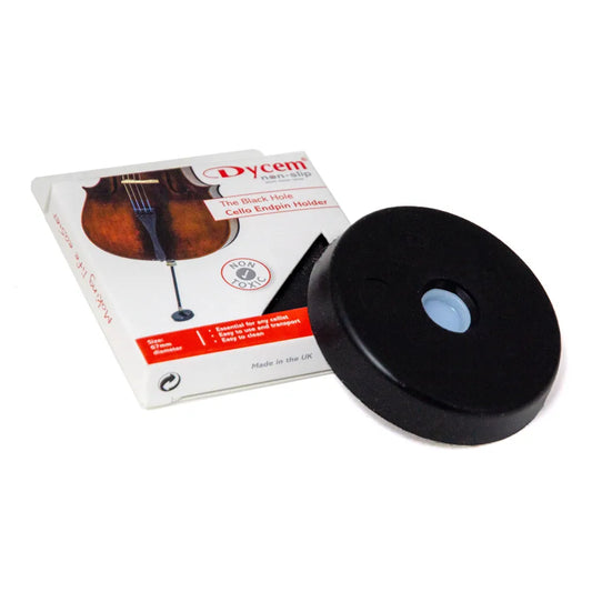Cello Endpin Holder - Black Hole Hard Dycem Material