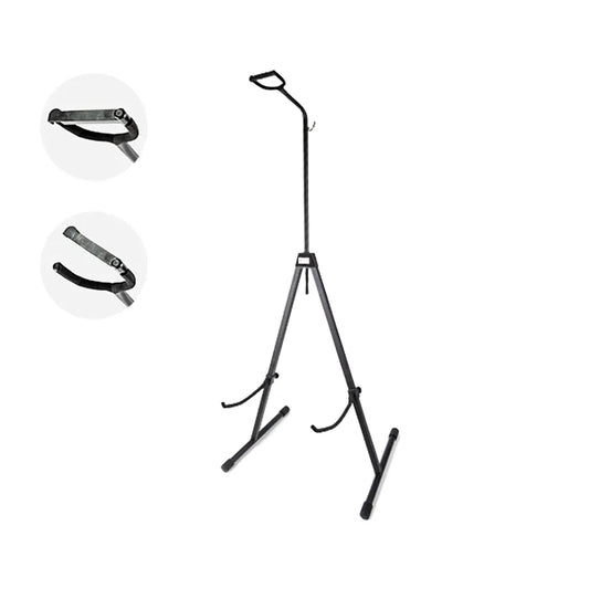 FPS Deluxe Cello/Bass Stand - Heavy Duty with Adjustable Support and Lockable Neck Restraint