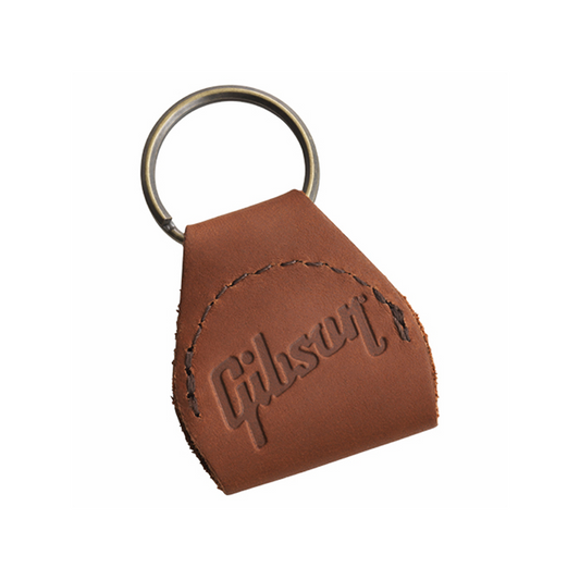 Gibson Premium Leather Pickholder Keychain