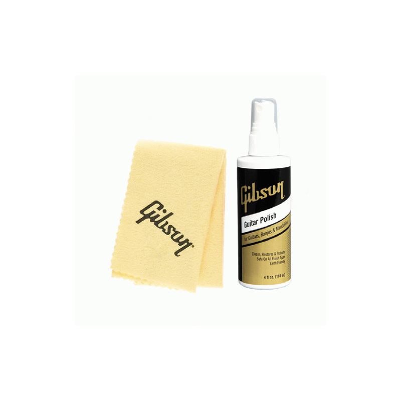 Gibson Guitar Pump Polish and Polish Cloth Combo