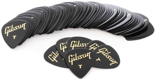 Gibson Standard Pick Pack (72 Pcs. Black) Thin