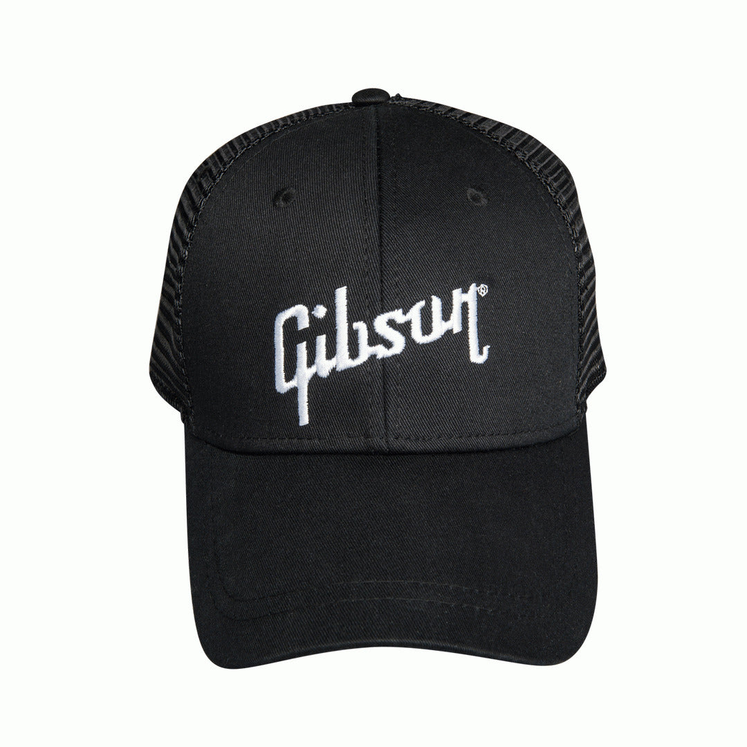 Gibson Black Trucker Snapback