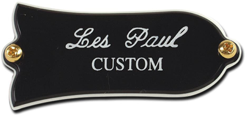 Gibson Truss Rod Cover Les Paul Custom (Black)