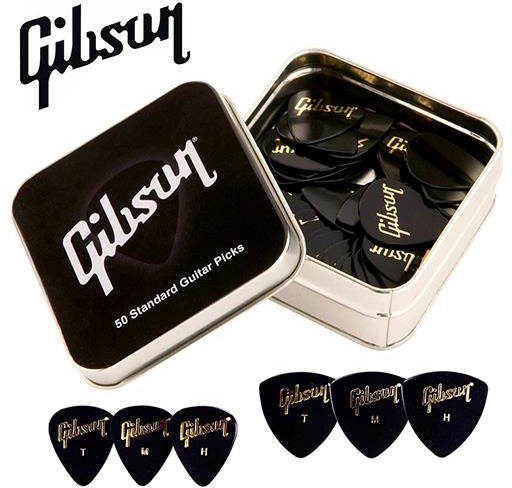 Gibson Guitar Pick Tin Thin (50 Pcs.)