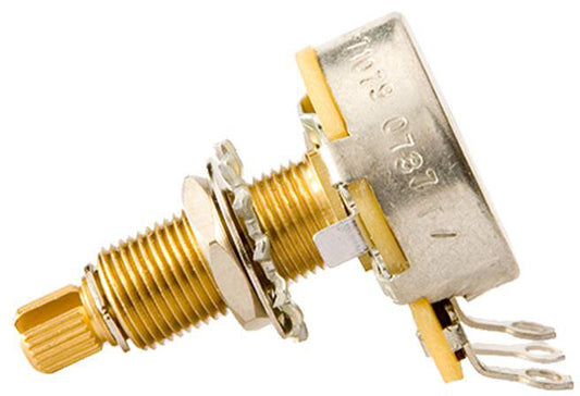 Gibson 500K Audio Taper Potentiometer Short Shaft