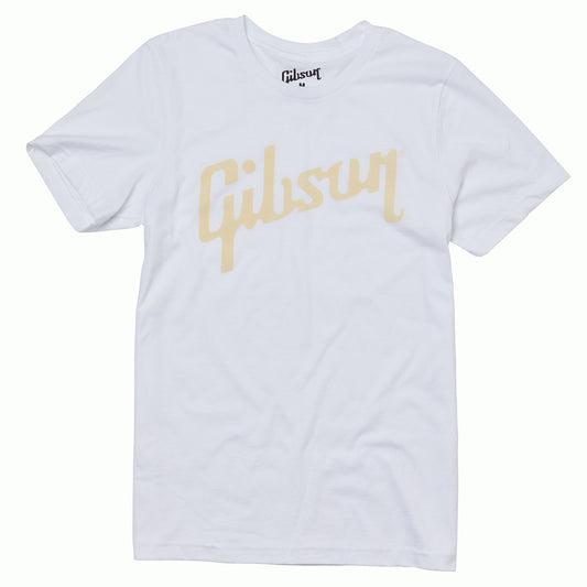 Gibson Distressed Logo Tee (White) Xxxl