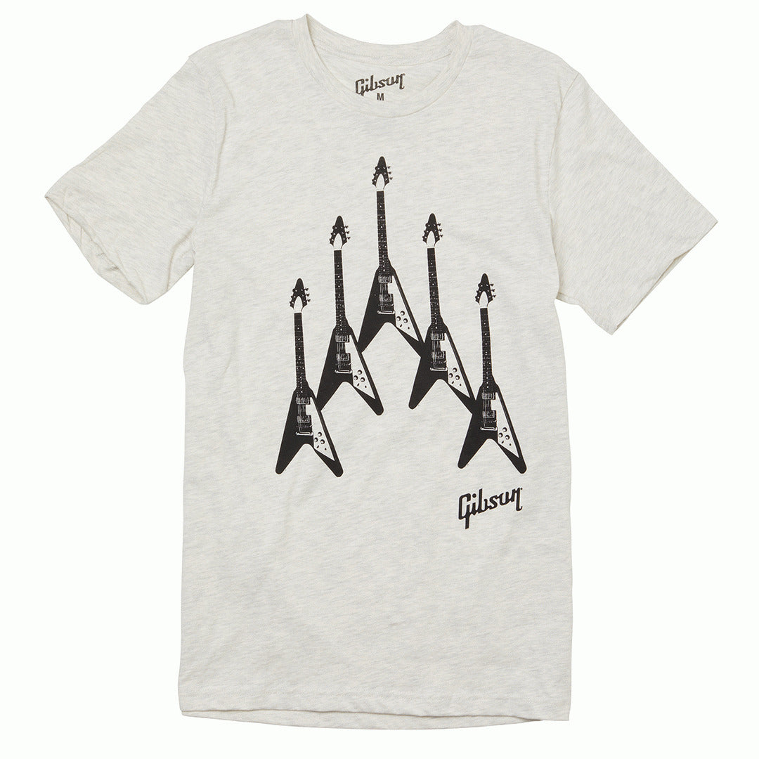 Gibson Flying V 'Formation' Tee Large