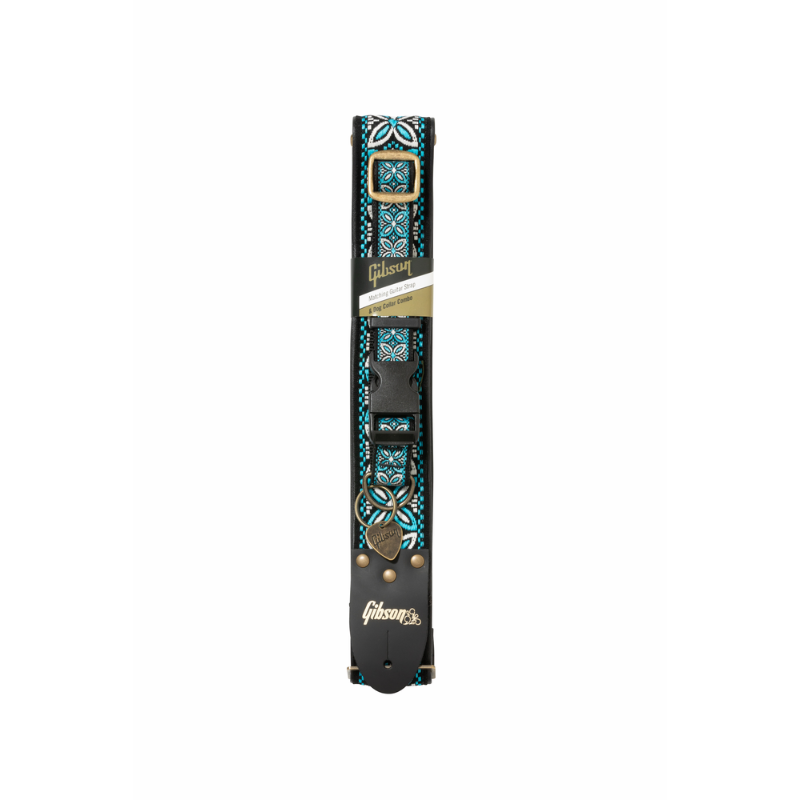 Gibson Dog GTR Strap & Collar Set Blue SM 7-27kg