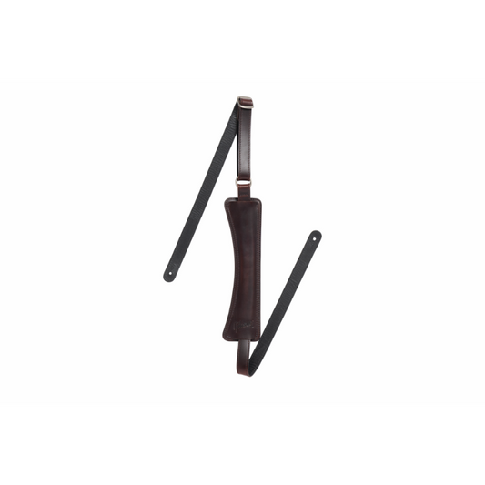 Gibson Modern Vintage Mini Guitar Strap Cherry Brown 44”-65” Adjustable Leather
