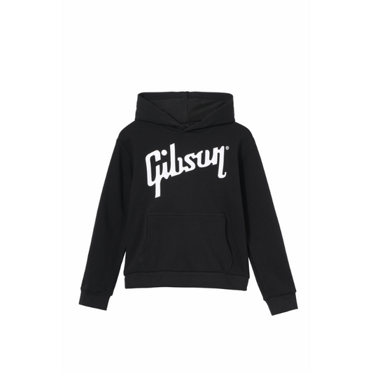Gibson Kid's Logo Pullover Hoodie Black XL