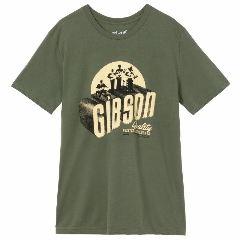Gibson The Band Tee Army Green Medium