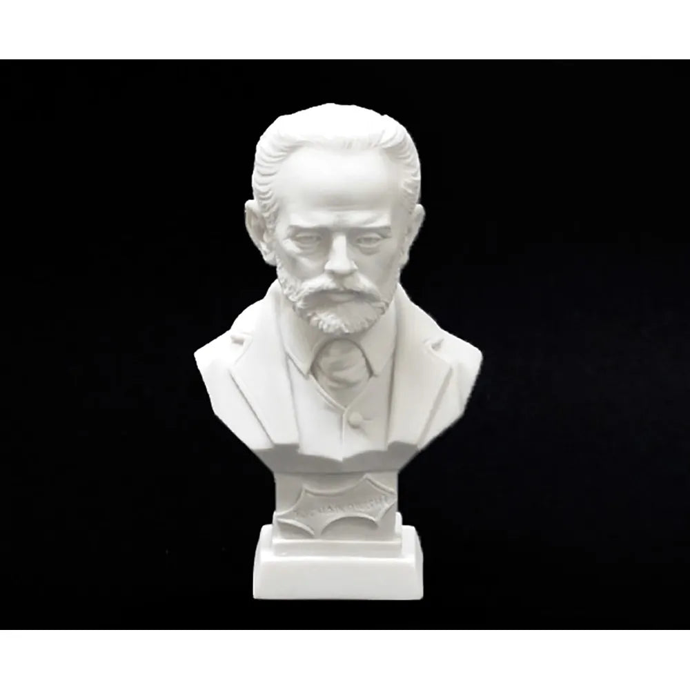 Bust 11cm - Crushed Marble Tschaikovsky