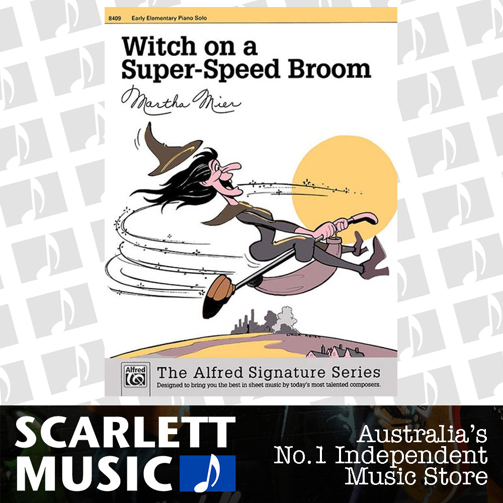 Witch on a Super-Speed Broom - Piano Sheet Music — view 2