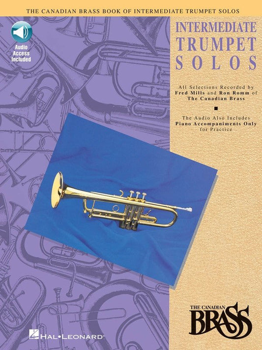 Canadian Brass Intermediate Trumpet Solos — Book/Online Audio (Hal Leonard)